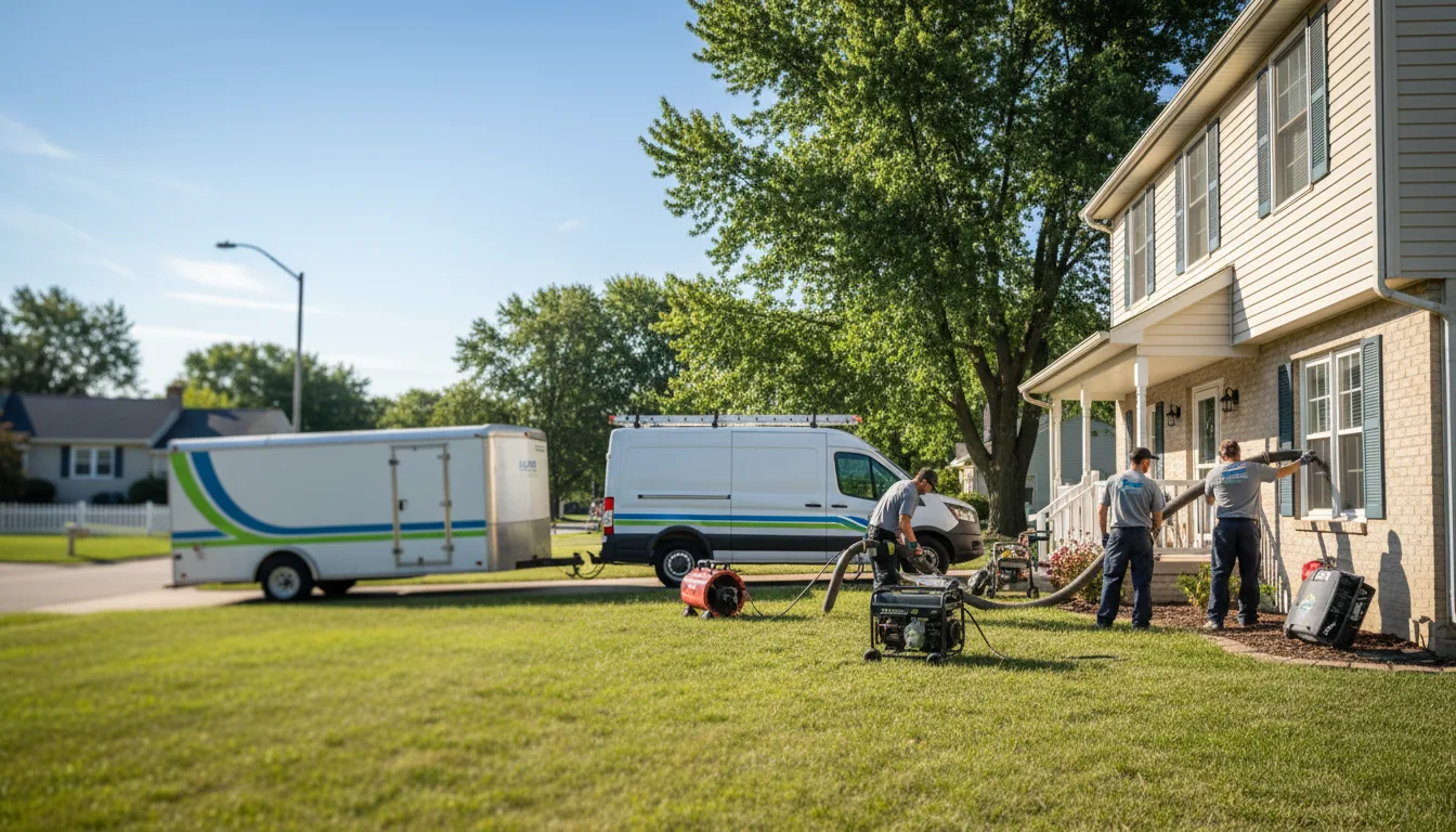 Flooded Basement Restoration And Cleanup With Repair in Whittaker, MI near me